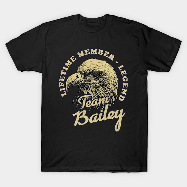 Bailey - Lifetime Member Legend - Eagle T-Shirt by Stacy Peters Art